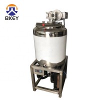 Stainless Steel Milk Cooler Tank 100 Liter Milk Cooling Tank with Agitator