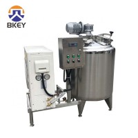 Factory Price 300 Liters Stainless Steel Small Milk Cooling Tank with Agitator for Milk Yogurt