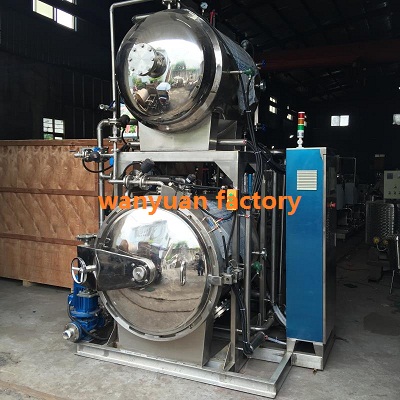 Water immersion rotary retort autoclave for sauce in glass jar autoclave retort