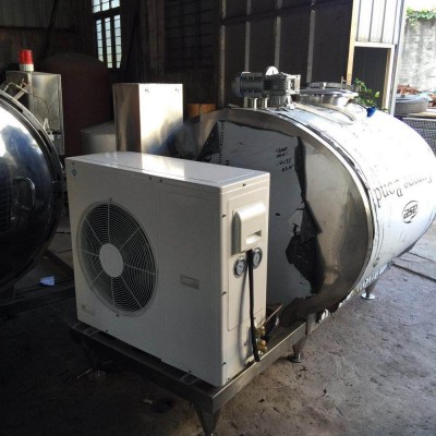 3000L milk cooling tank 3000Liter horizontal milk cooling tank