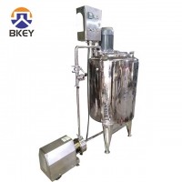 Emulsifier 300L High Speed Emulsification Tank With Circulating Pump Milk