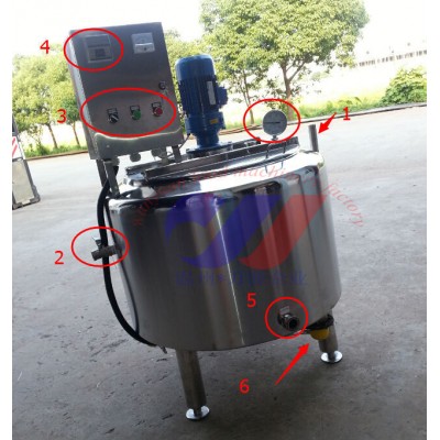 juice mixing tank stainless steel mixing tank