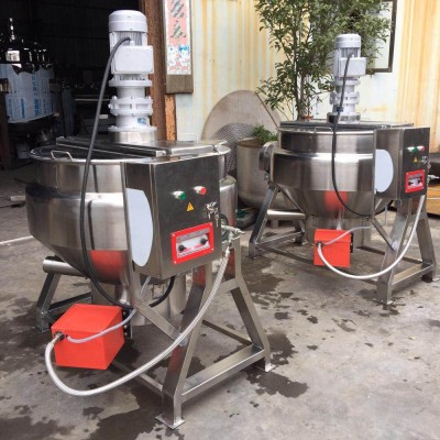 Jacketed gas cooking kettle