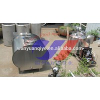 horizontal milk cooling tank 5000L cooling tank