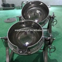 tilting jacketed kettle candy cooking kettle industrial steam cooking pot